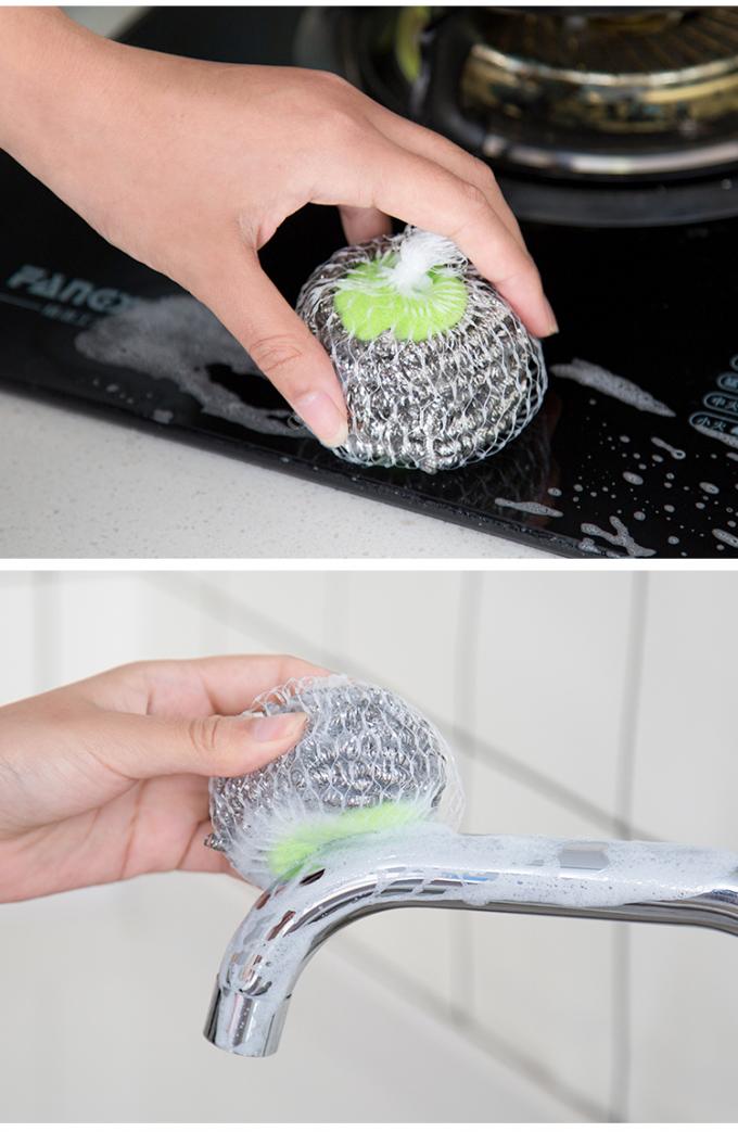 Esponja anti-bacteriana da limpeza da cozinha, esponja da lavagem do prato dos SS para o uso do agregado familiar
