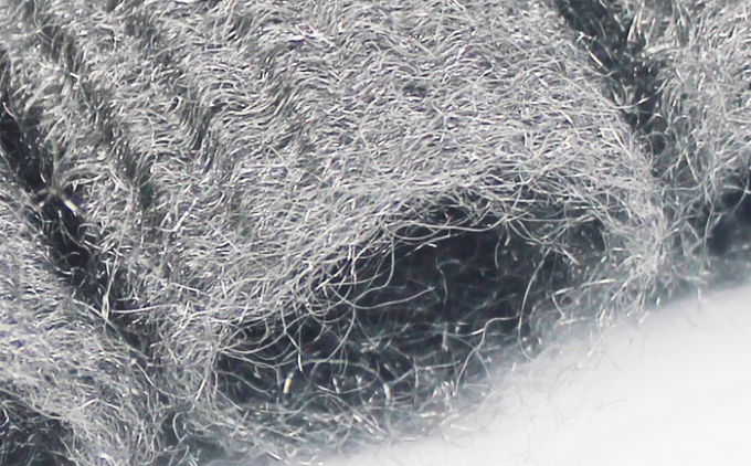 Da cor de prata do sabão almofada de limpeza inoxidável do risco não com resistência de corrosão forte
